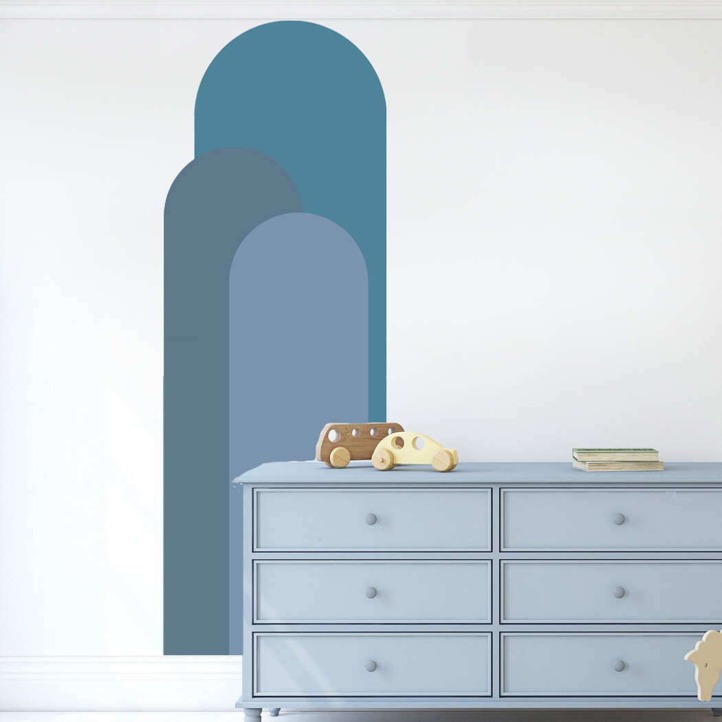 Pvc Panel Background - البوهيمي قوس ملصقات جدار غرفة المعيشة